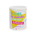 Dios es nuestro amparo y fortaleza — Spanish Inspirational Ceramic Mug (11oz/15oz)
