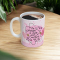 Valentine Winnie Pink Cute Ceramic Mug (11oz/15oz)
