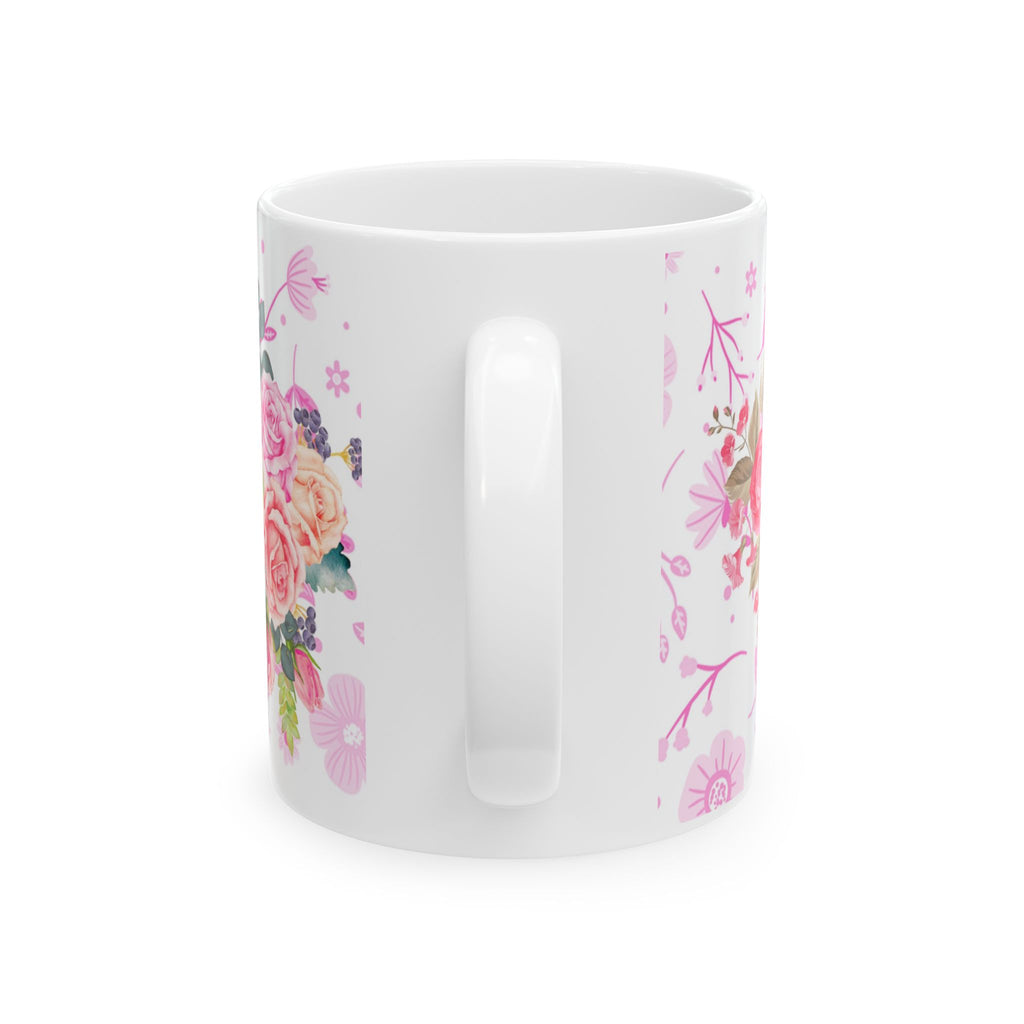 Inspirational Spanish Mug - "Dios Siempre Tendrá el Control" Floral Ceramic Coffee Cup