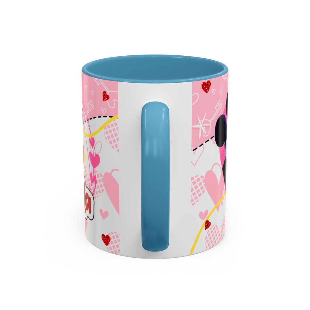 Coffee Mug - "Eres mi persona favorita" Pink Minnie Valentine Accent Mug (11/15oz)