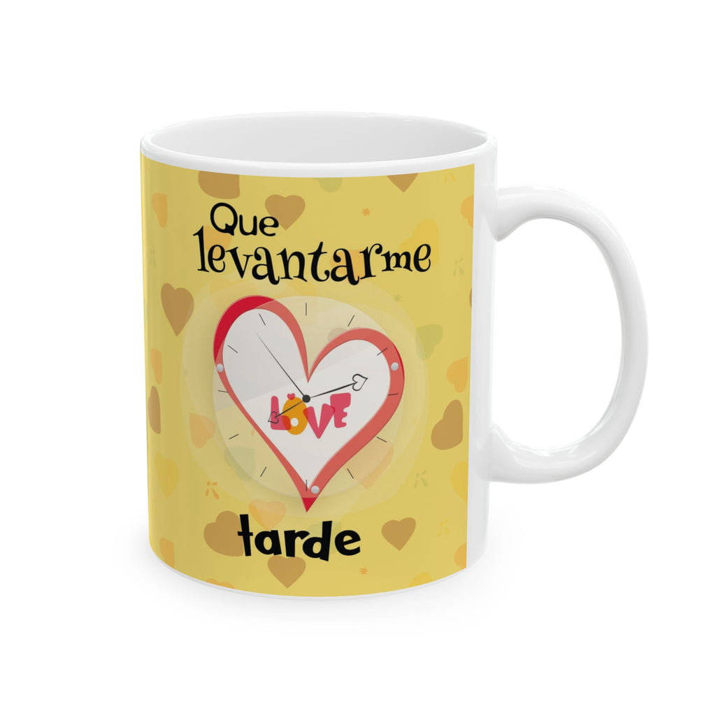 Cute Ceramic Mug - “I Like You More Than Sleeping In" (11oz/15oz)