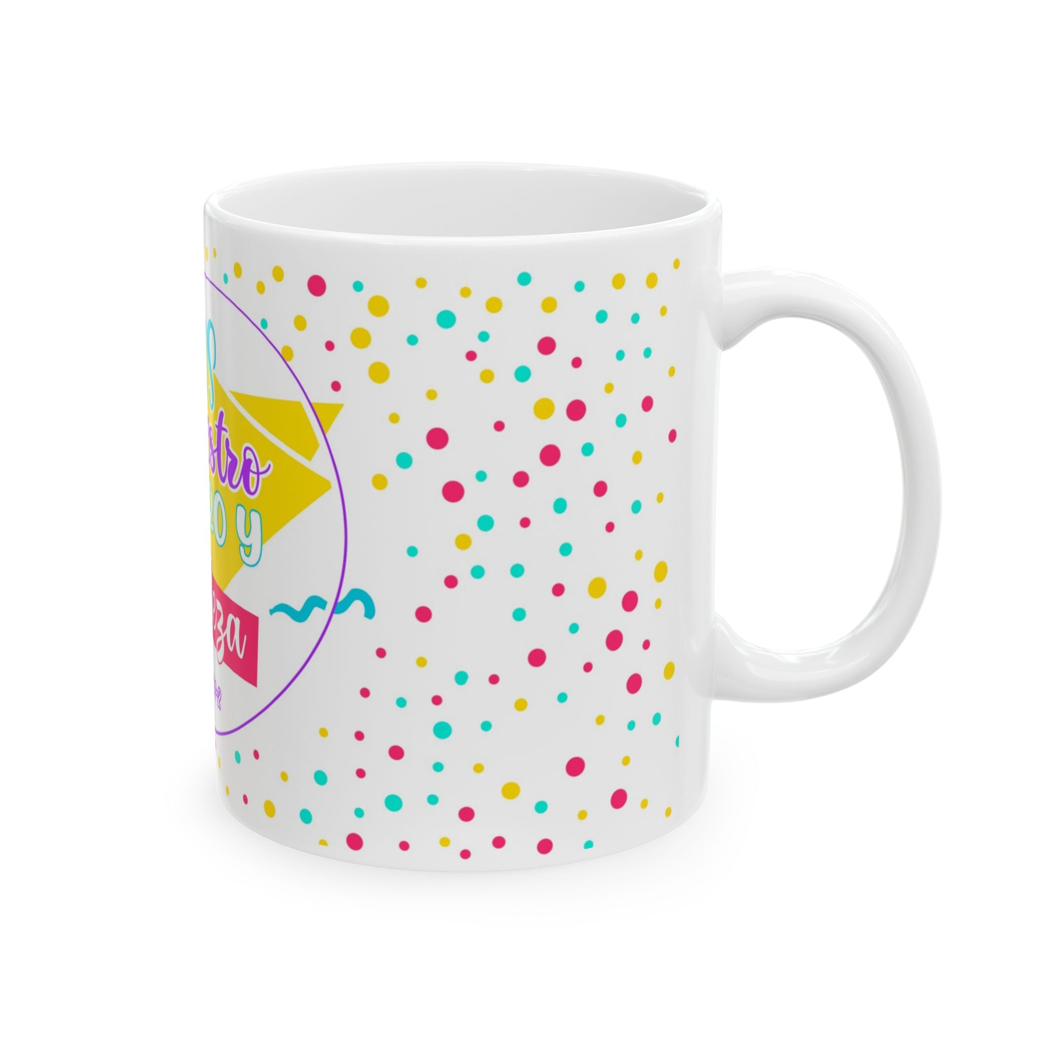 Dios es nuestro amparo y fortaleza — Spanish Inspirational Ceramic Mug (11oz/15oz)