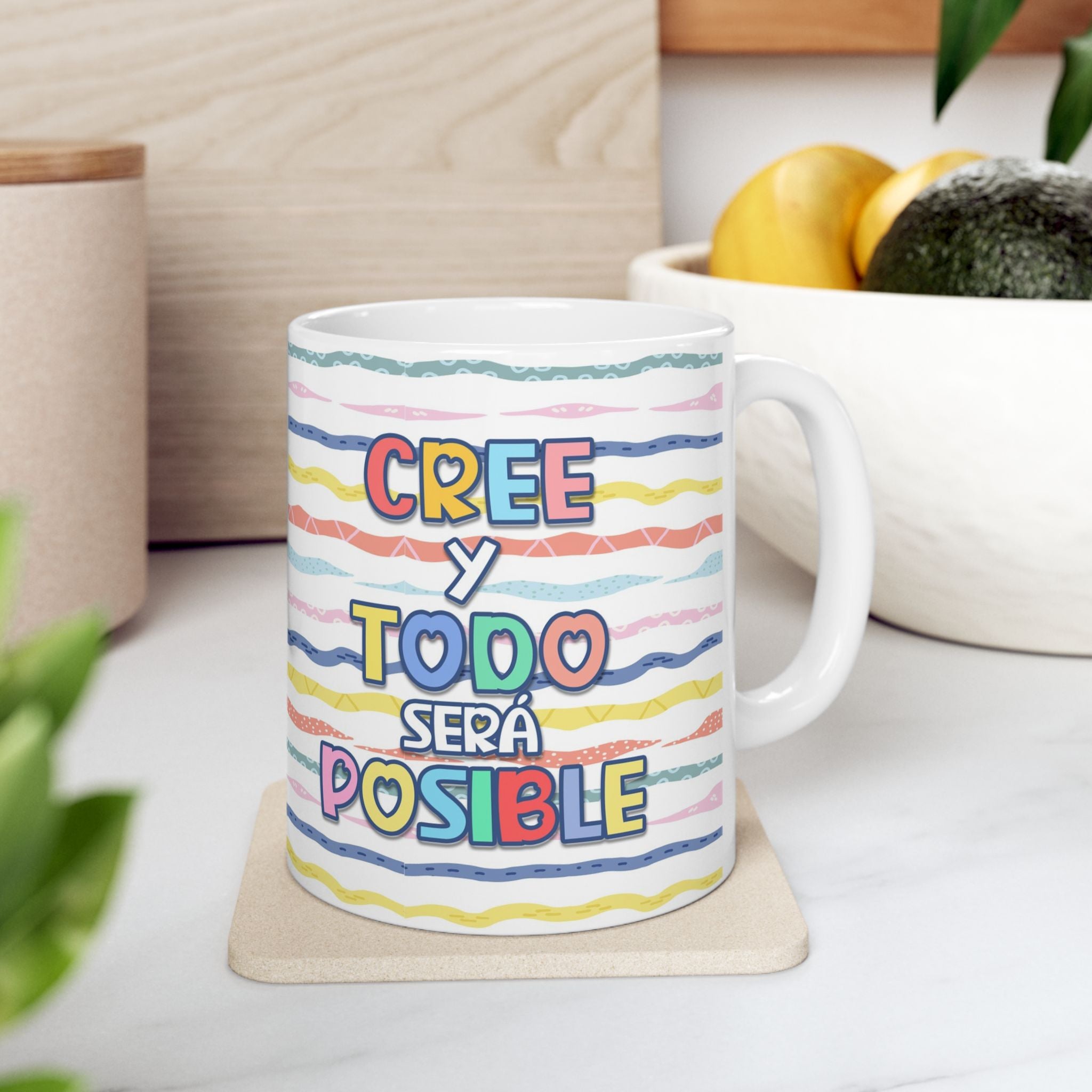 Cree y todo sera posible - Ceramic Mug, (11oz, 15oz)