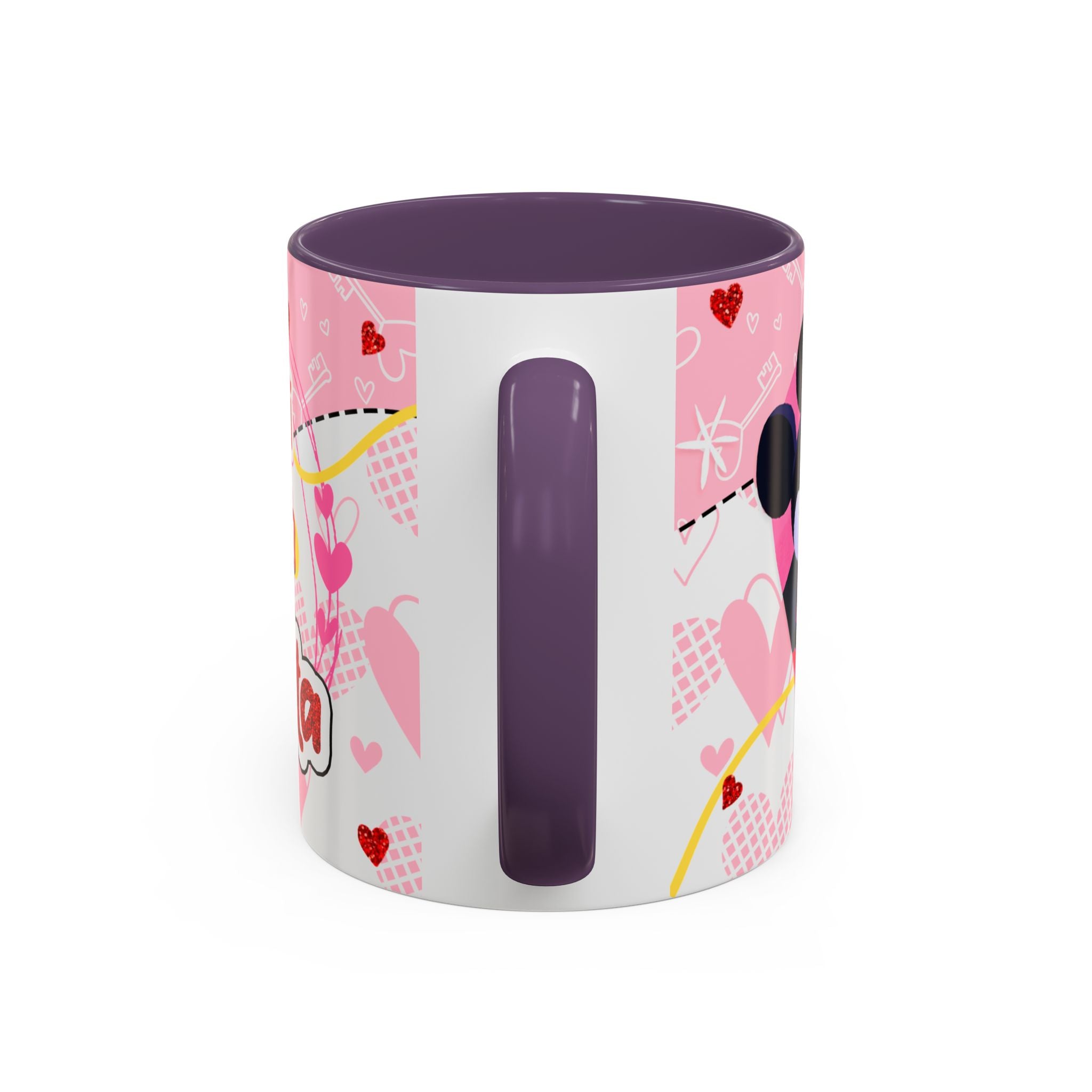 Coffee Mug - "Eres mi persona favorita" Pink Minnie Valentine Accent Mug (11/15oz)