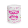Inspirational Spanish Mug - "Dios Siempre Tendrá el Control" Floral Ceramic Coffee Cup