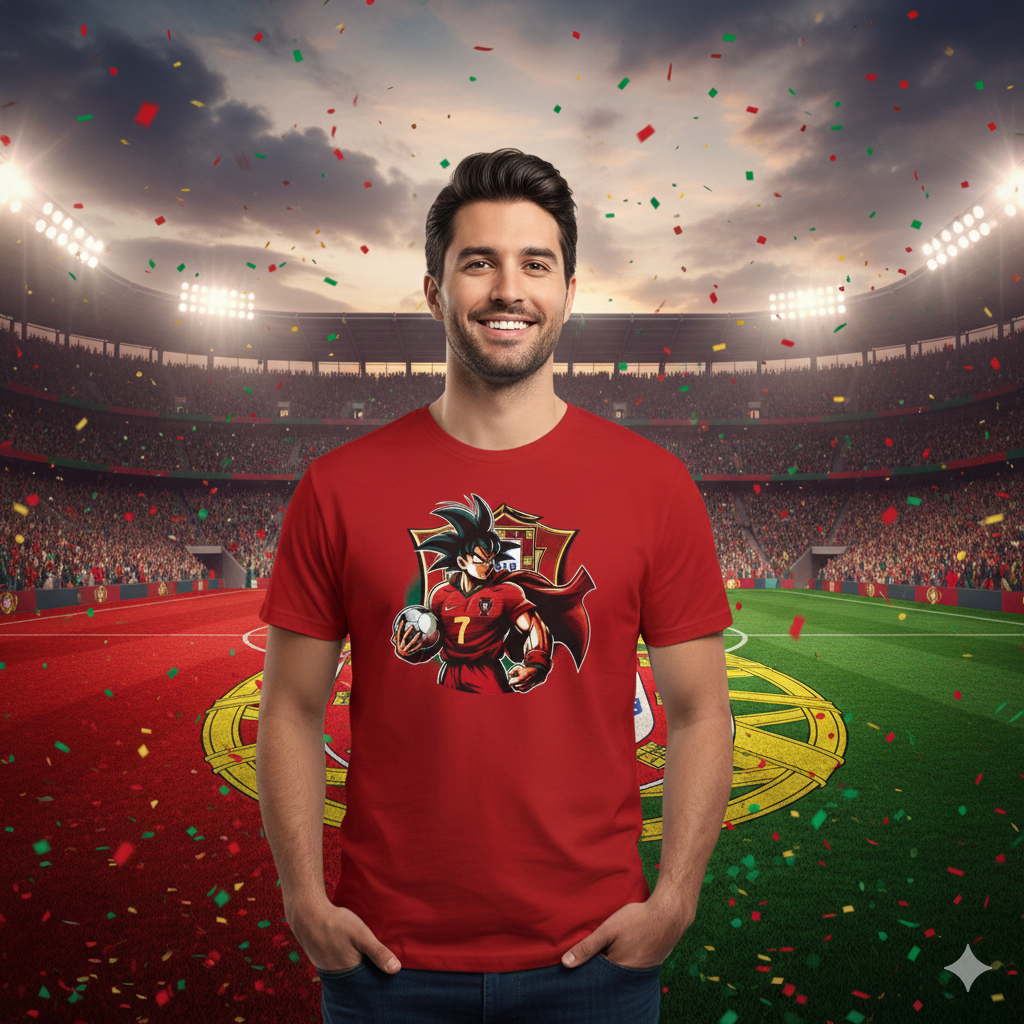 Dragon Soccer Player T-Shirt - Portugal