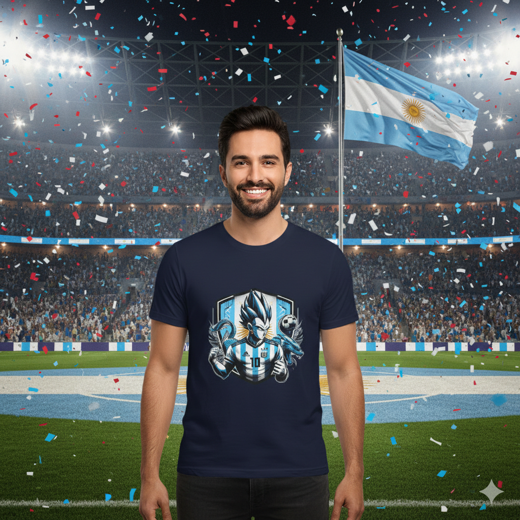 Dragon Soccer Player T-Shirt - Argentina