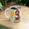 2026 Floral Jesus Calendar Mug — Religious Ceramic Coffee Cup (11oz, 15oz)