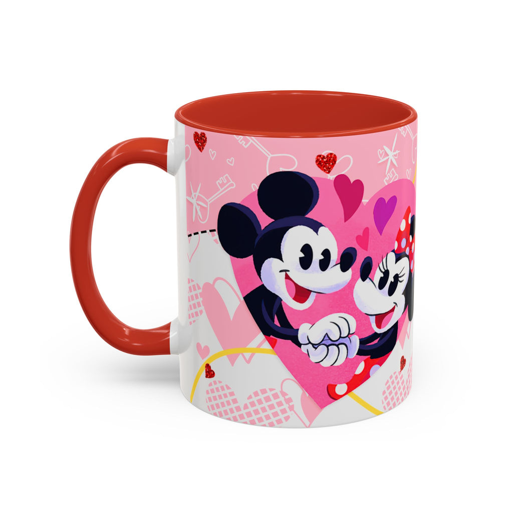 Coffee Mug - "Eres mi persona favorita" Pink Minnie Valentine Accent Mug (11/15oz)