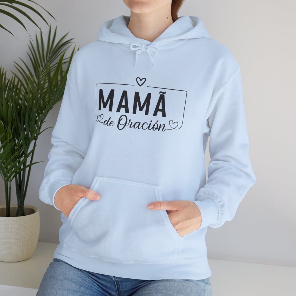 Mamá de Oración Hoodie | Spanish Prayer Mom Sweatshirt, Religious Mom Pullover