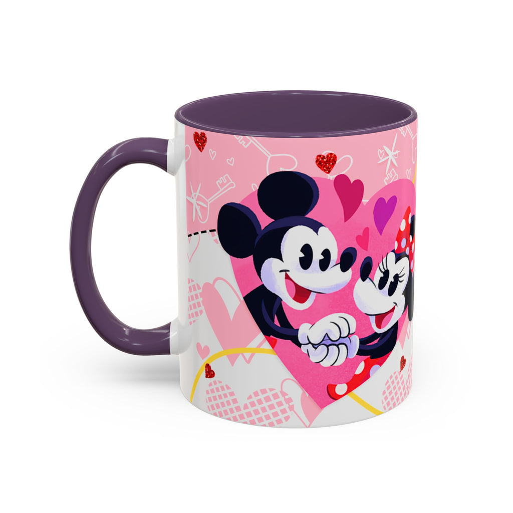 Coffee Mug - "Eres mi persona favorita" Pink Minnie Valentine Accent Mug (11/15oz)