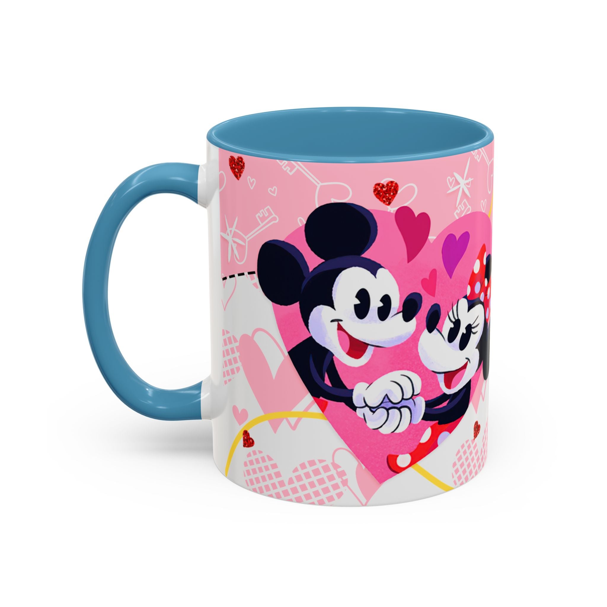 Coffee Mug - "Eres mi persona favorita" Pink Minnie Valentine Accent Mug (11/15oz)