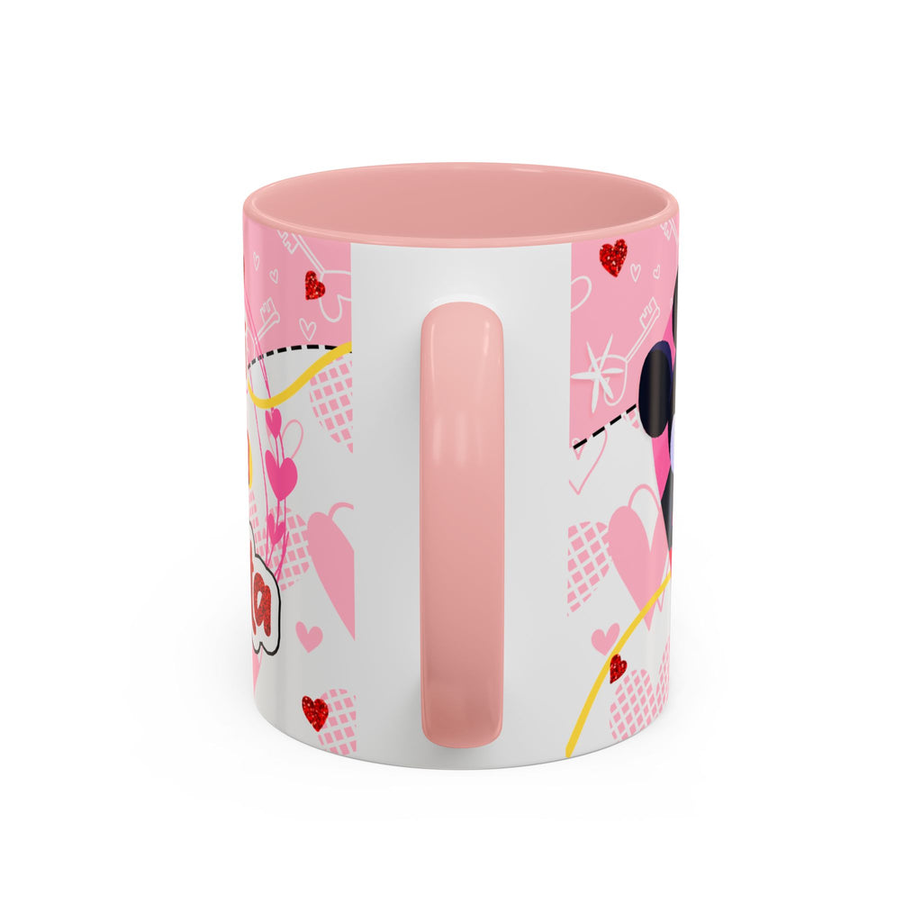 Coffee Mug - "Eres mi persona favorita" Pink Minnie Valentine Accent Mug (11/15oz)