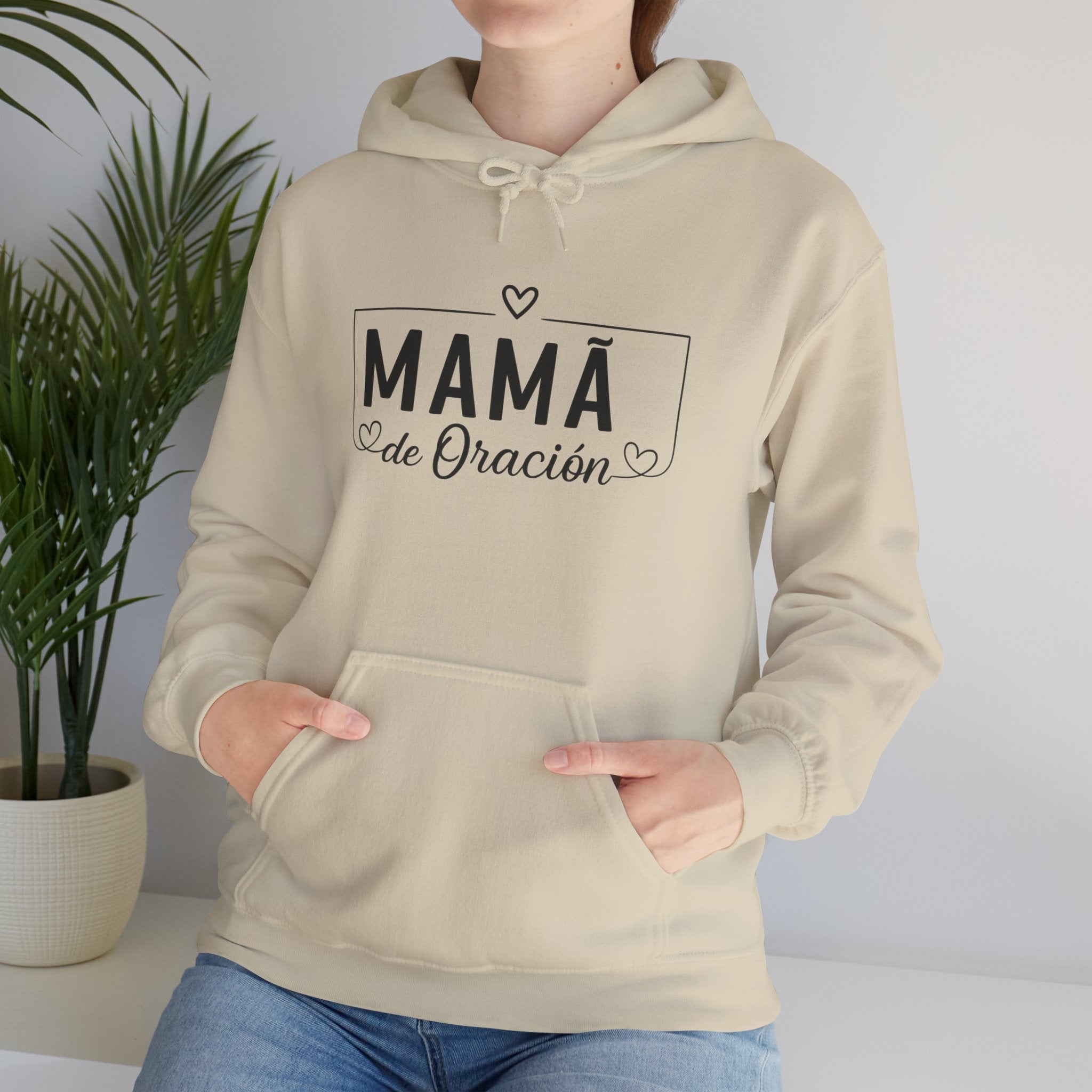 Mamá de Oración Hoodie | Spanish Prayer Mom Sweatshirt, Religious Mom Pullover