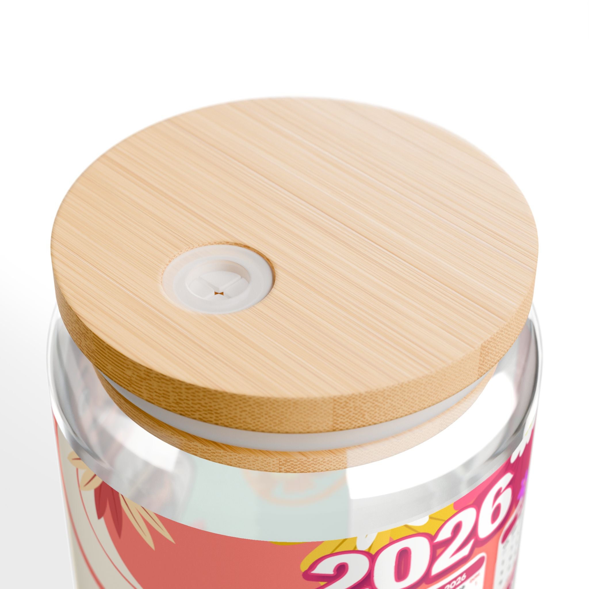 2026 Floral Jesus Calendar Sipper Glass