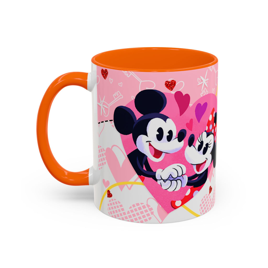 Coffee Mug - "Eres mi persona favorita" Pink Minnie Valentine Accent Mug (11/15oz)